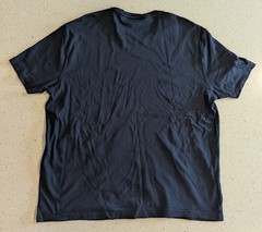 Murano Liquid Luxury Slim Fit Men’s T-Shirt in Blue Sz Lg Cotton Crew Neck