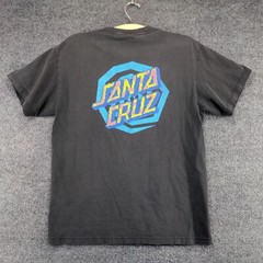 Santa Cruz Men’s Graphic T-Shirt Black M Short Sleeve Crew Neck Straight Hem