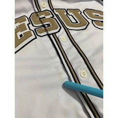 Colosseum Athletics Jesus Christ Baseball Jersey — White Stitch Logos 2XL