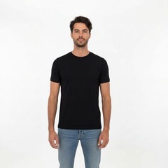 Men’s Bamboo Cotton T-Shirt 4 Pack Bundle 4 Colors Crew Neck Soft Tee NWT