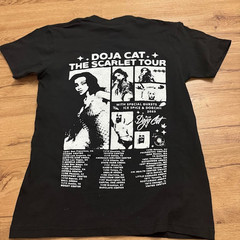 2023-24 Doja Cat The Scarlet Tour T Shirt Adult Size Small Black Concert Music