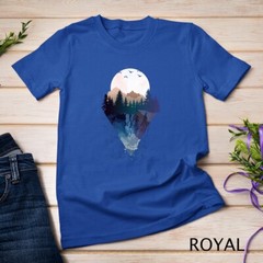 Funny Geometric Mountain Abstract Geometry Outdoor Gifts T-Shirt Unisex T-shirt