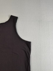 Basic Editions Tank Top Shirt Mens XL Black Sleeveless 100% Cotton Casual