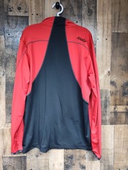 Swix Men’s Base Layer Top L Red 1/4 Zip Nordic Ski Thermal