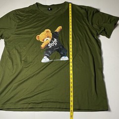 Dabbing Bear Teddy T Shirt Size XXXL 3XL Polyester / Elastane