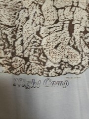 Vtg Distressed T Shirt Adult XL Blue Nature 90s Single Stitch Night Camp Wolves