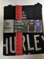 Hurley Classic Tee 2 pack tag-less t shirt Sizes (M-XL)