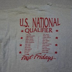 Vintage 1992 Fast Fridays Speedway Motorcycle Racing Shirt SMALL US National **