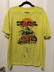 Yellow Uncle Acid & The Deadbeats North American Tour Shirt XL 2022 Distressed