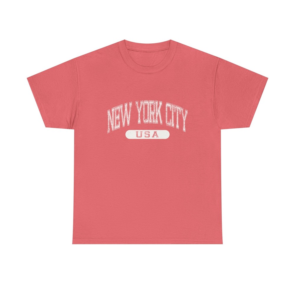 New York City USA University Font Varsity Tourist Tee Vintage Look Classic