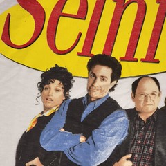 SEINFELD Shirt Mens 2XL XXL White Cast JERRY KRAMER GEORGE Casual NWT