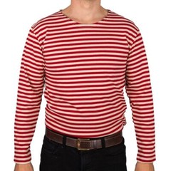 Genuine Russian OMON Telnyashka – 100% Cotton Striped Long Sleeved T-Shirt New