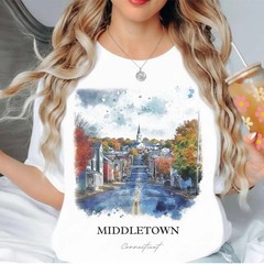 Middletown Unisex Shirt Travel Gift Connecticut Trip Lover Favorite Tee