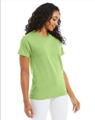 Hanes 5170 5XL EcoSmart Crewneck Short Sleeve Tee Pit to Pit 31″ Unisex Lime