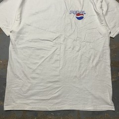Vintage Y2K Pepsi “Choose Your Music” Hanes Promo White T Shirt Mens Size XL
