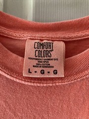 “GREYSTONE CARNIVAL 2022” MENS Orange Comfort Colors SS Cotton T Shirt SZ LG