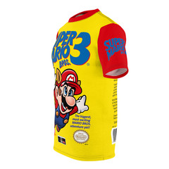 Super Mario Bros. 3 NES Retro Vintage Nintendo Video Game Cover T-Shirt