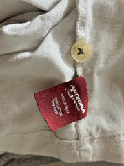 Arizona Jean Mens Shirt Extra Large Henley Two Button Cotton Stretch Multi 4th