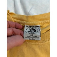 Authentic Pigment Hawaiian Punch Graphic T-Shirt Retro Yellow XL NWOT