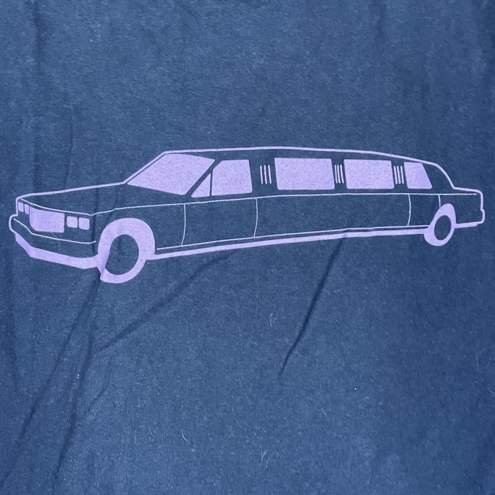 Vintage ~ STRETCH LIMO ~ Medium Black Double Sided Short Sleeve T-Shirt