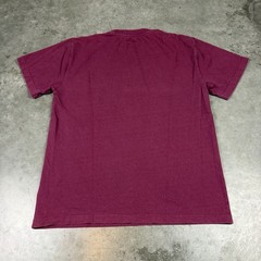 Dickies Skateboard T Shirt Mens Large Burgandy Pocket Grunge Preowned