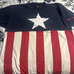 Vintage 2002 Marvel Comics Captain America Suit Graphitti Designs Tee – Size XL