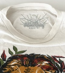 50’s Vintage Print LION T-Shirt M Atomic Age Art Deco Rockabilly Reggae
