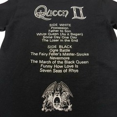 Queen Band T-Shirt Mens SMALL Bohemian Rapshody Black Double Sided NEW NWOT