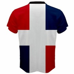 DOMINICAN REPUBLIC COAT OF ARMS FLAG MEN T-SHIRTS & FREE MASK CP BRAND