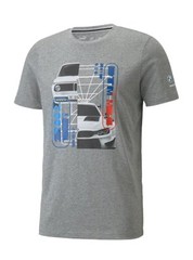 Puma BMW MMS Motorsport Gray Graphic Tee Men’s Sizes L & XL New with Tags