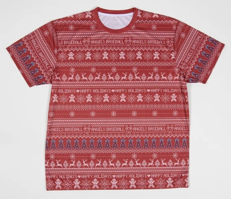 Los Angeles Angels Ugly Sweater Shirt Adult XL Christmas in June SGA 6/9/23 NEW