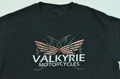Honda Valkyrie Motorcycles Dragon Wings Black Men’s Long Sleeve Shirt Medium