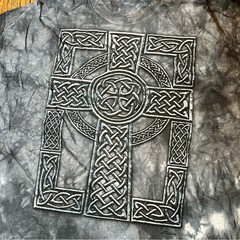 Cross T Shirt Short Sleeve Black Tie Dye The Mountain Vintage Y2K Men’s Size 3XL