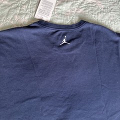 Nike Air Jordan Large Blue T-Shirt Jamming Frequency HJ2929-410 NWT