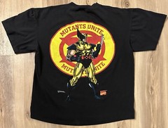 Vintage 1993 X-Men Wolverine Mutants Unite Marvel Comics Tee Shirt – Men’s Large