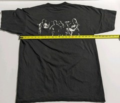 Winterland Men’s XL Black The Beatles Double-Sided Graphic Tee 90s Cotton