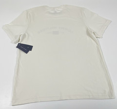 Tommy Hilfiger Men’s Crew Neck Short Sleeve Est. 1985 Flag Logo Tee M Beige