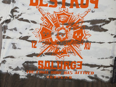 Genuine Vintage Salvage Brand T Shirt “SHOGUN” Rust V51T425 Size XXL