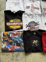 16PC Mixed NASCAR Tee/Hoodie Lot with Graphic T-Shirts Mixed Sizes 2000’s/Modern