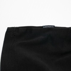 Lindbergh Contrast T Shirt Mens Small S Black Long Sleeve Cotton Casual H06