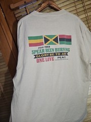 Vintage 90s 1999 Burning Spear 30th Anniversary Tour Tee T Shirt Reggae Band XL