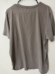 Adidas Climate Men’s Gray T Shirt Size XL Short Sleeve Front Logo Round Neck