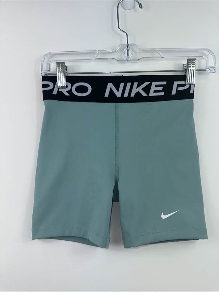 NWT Nike Pro Girls Large 3″ Cannon Dri-Fit Training Shorts $27 IF1713-017
