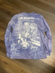 The Mummy 1999 Movie – Graphic Shirt Tye Dye Men Medium Long Sleeve Tee Lavender