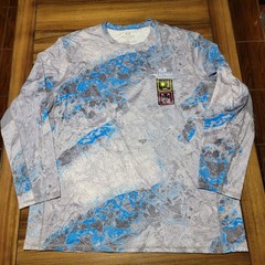 Realtree Fishing LS UPF30 Flex Fabric Grey Shirt – Size 2XL (50-52) NWT
