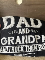 I Have Two Titles Dad And Grandpa Funny Father’s Day T-Shirt SIZE 6XL SHORT SLV