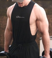 Men’s EkkoVision Ekko Signature Cut Off Tank Top – Black – Size XXL