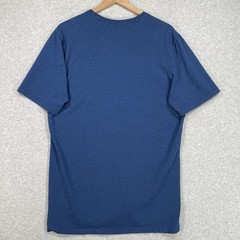 Buttercloth Shirt Mens XL Blue Lightweight Soft Stretch Pocket V Neck