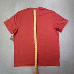 Eddie Bauer T Shirt Mens Large Red Legend Wash Crew Neck Pocket Casual NWT