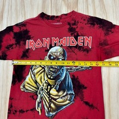 Iron Maiden Piece of Mind Eddie Double Sided Graphic T-Shirt S Metal Band Tee